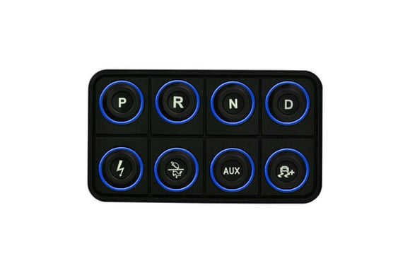 AEM EV 8 Button Keypad CAN Based Programmable Backlighting