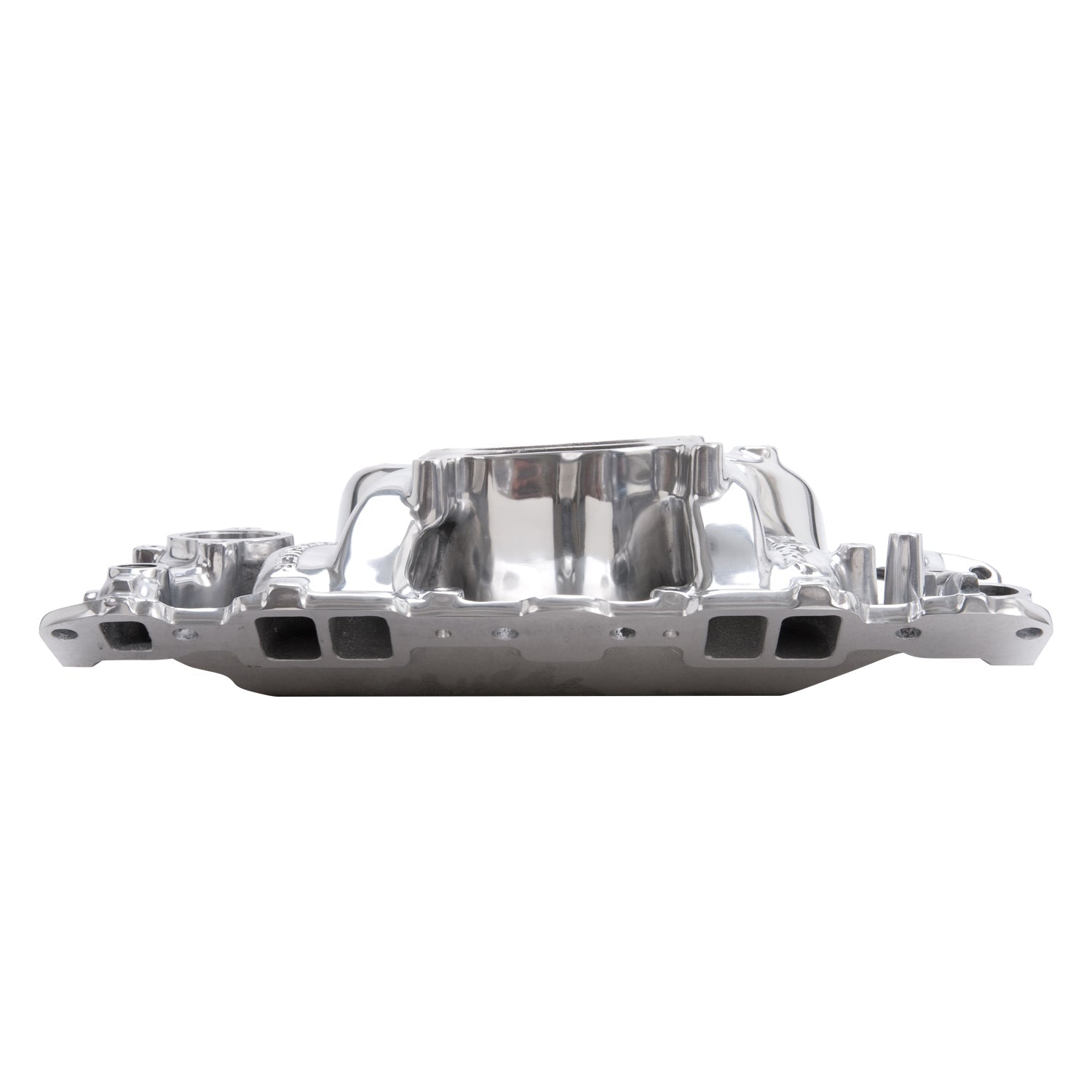 Edelbrock SBC Perf Air Gap Manifold Polished - 0