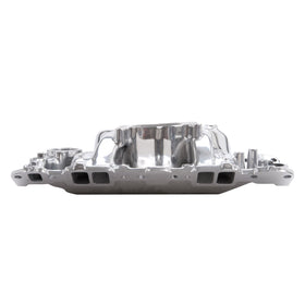 Edelbrock SBC Perf Air Gap Manifold Polished - 0