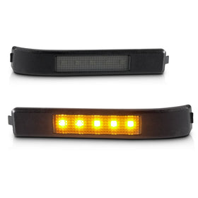 ANZO LED Mirror Lights 2009-2014 Ford F-150 LED Mirror Lights Smoke w/ Amber LED