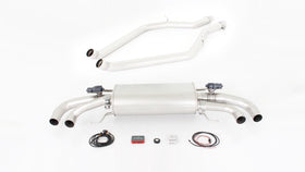 Remus 2016 Alfa Romeo Giulia Quadrifoglio 2.9L Axle Back Exhaust w/Conn Tubes/Chrome Tail Pipe Set