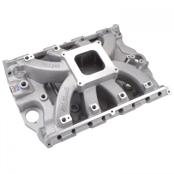Edelbrock 390-428 Ford FE Victor EFI Manifold 4150 Flange Mounting - 0