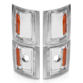 ANZO 1994-1998 Chevrolet Blazer Corner Lights Clear Lens w/ Amber Reflector
