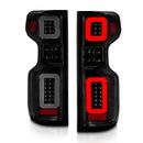 Anzo 19-21 Chevy Silverado Work TruckFull LED Tailights Black Housing Smoke Lens G2 (w/C Light Bars)-1