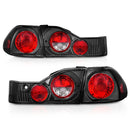 ANZO 1998-2000 Honda Accord Taillights Black-1