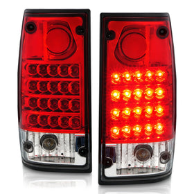 ANZO 1989-1995 Toyota Pickup LED Taillights Red/Clear