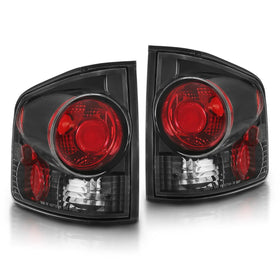 ANZO 1995-2005 Chevrolet S-10 Taillights Black 3D Style