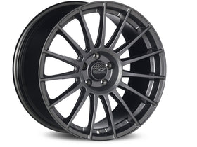 OZ SUPERTURISMO LM 19 X 8.5 +44 5 X 112 CBN/A MATT GRAPHITE SILVER LETTERING