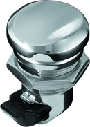 Kuryakyn Push-Button Fuel Door Latch Chrome-1