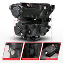 ANZOUSA CHROME HOUSING LED HEADLIGHTS: 2015–2017 FORD F-150-3