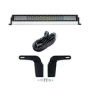 Cali Raised 03-09 Toyota 4Runner 32In Lower Bumper Hidden Led Light Bar Brackets Kit - No Switch-1