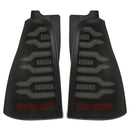 AlphaRex 03-09 Toyota 4Runner LUXX-Series LED Tail Lights- Black-1