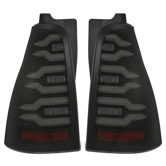 AlphaRex 03-09 Toyota 4Runner LUXX-Series LED Tail Lights- Black
