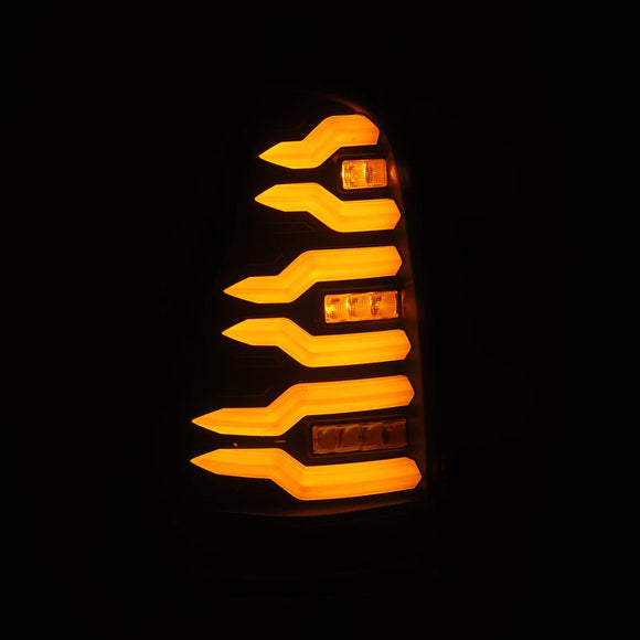 AlphaRex 03-09 Toyota 4Runner LUXX-Series LED Tail Lights- Black