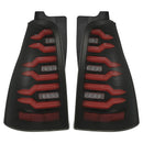 AlphaRex 03-09 Toyota 4Runner LUXX-Series LED Tail Lights- Black/Red-1