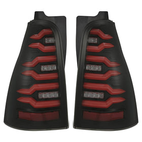 AlphaRex 03-09 Toyota 4Runner LUXX-Series LED Tail Lights- Black/Red