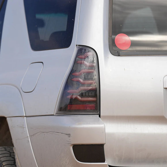 AlphaRex 03-09 Toyota 4Runner LUXX-Series LED Tail Lights- Black