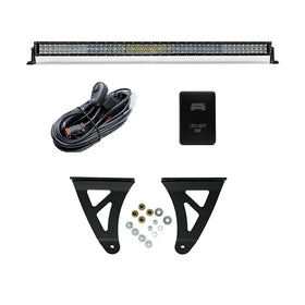 Cali Raised 03-24 Toyota 4Runner 52 Curved Led Light Bar Roof Brackets Kit - Brackets W/ 5D Optic O