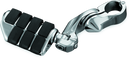 Kuryakyn Tour-Tech Cruise 6in Mount Arm With Dually ISO Pegs 1-1/4in Clamp Chrome-1
