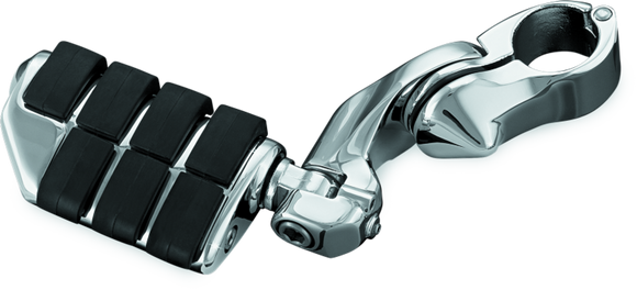 Kuryakyn Tour-Tech Cruise 6in Mount Arm With Dually ISO Pegs 1-1/4in Clamp Chrome