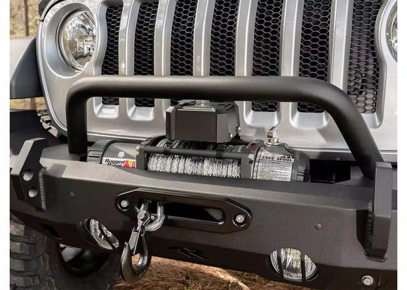 Rugged Ridge HD Bumper Full Width Front 07-18 Jeep Wrangler JK 18-20 Jeep Wrangler JL 2020 JT