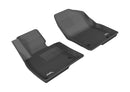 3D MAXpider 2014-2018 Mazda Mazda3 Kagu 1st & 2nd Row Floormats - Black-2