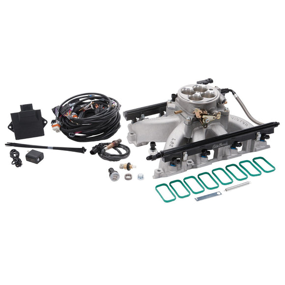 Edelbrock Pro Flo 4 EFI System Seq Port LS Gen III/IV Victor Jr Rect Port 550 HP Max 35lb/hr