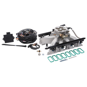 EDELBROCK PRO FLO 4 KIT. GM LS VICTOR JR RECT PORT 4 BBL 42LB INJECTORS 675 HP