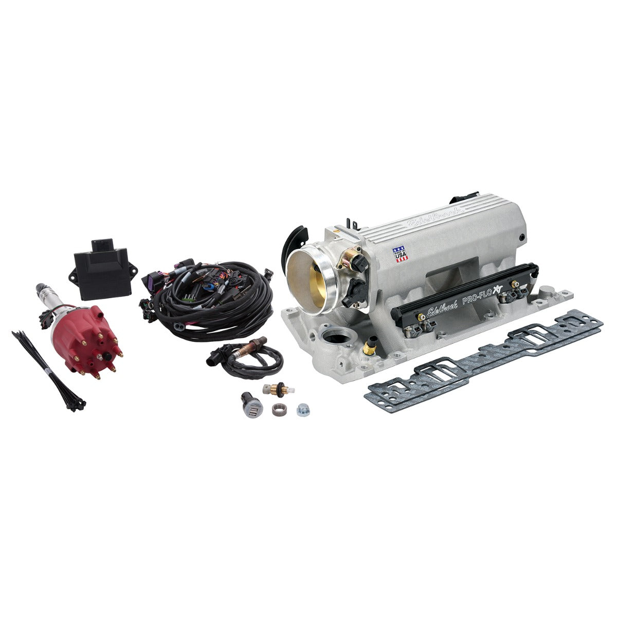 EDELBROCK PRO-FLO 4 XT EFI KIT FOR SBC WITH VORTEC/E-TEC CYLINDER HEADS