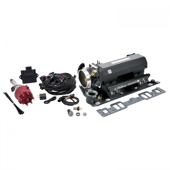 Edelbrock Pro Flo 4 XT EFI System Seq Port SBC Vortec/E-Tec 550 Max HP 29lb/hr Black Finish