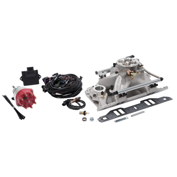 EDELBROCK PRO-FLO 4 EFI KIT FOR SB CHRYSLER 318-360 C.I.D. ENGINES