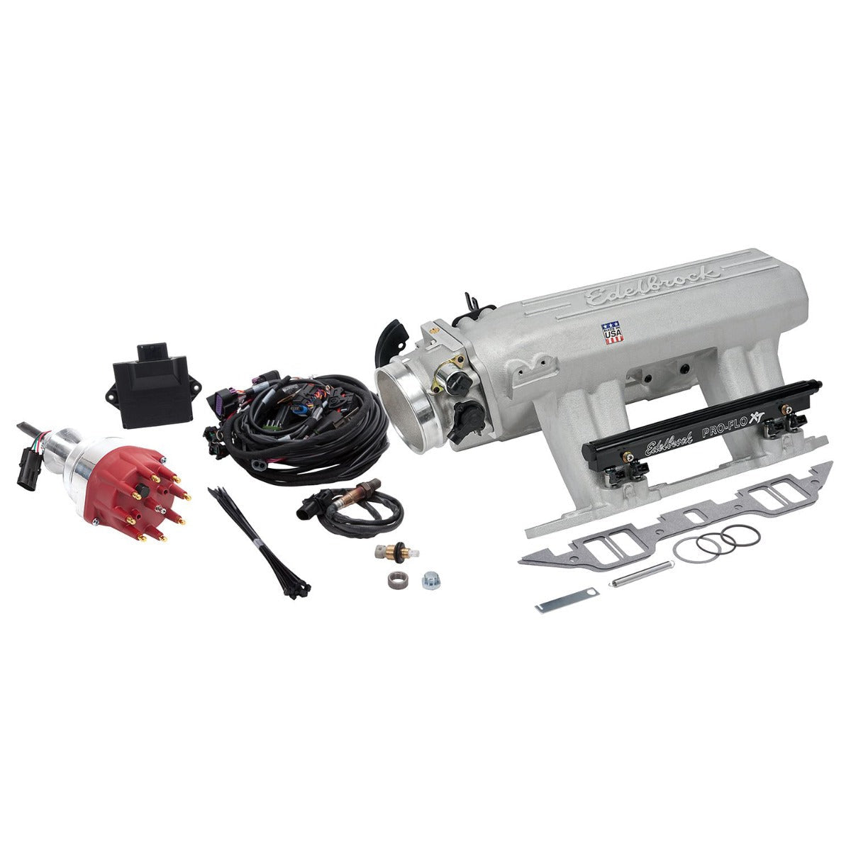 Edelbrock Pro Flo 4 XT EFI System Seq Port BB Chrysler RB 413-440ci 625 Max HP 35lb/hr Satin Finish