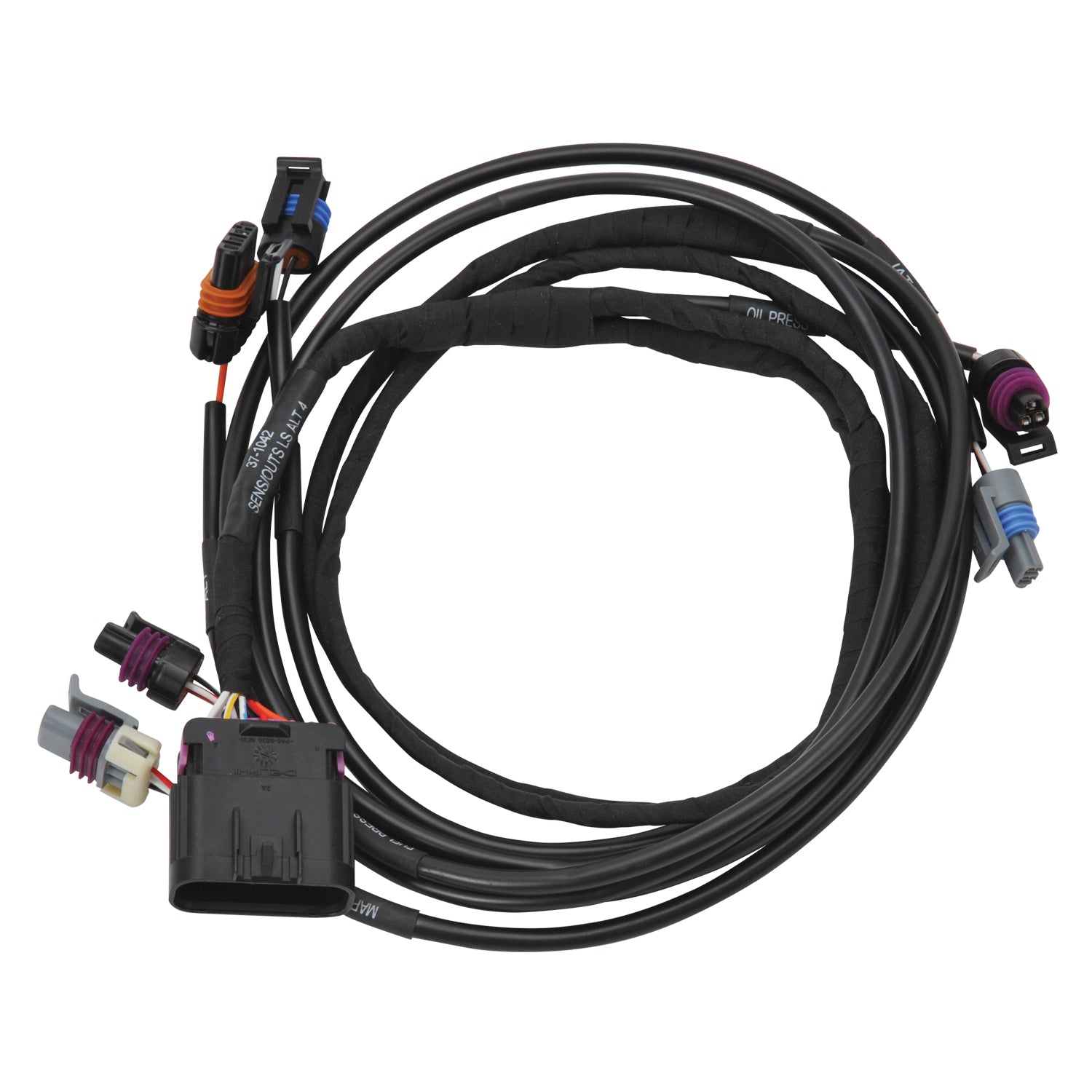 EDELBROCK Pro-Flo 4+ EFI Wiring Harness #36155 For Chevy LS Using A 4-Pin Alternator