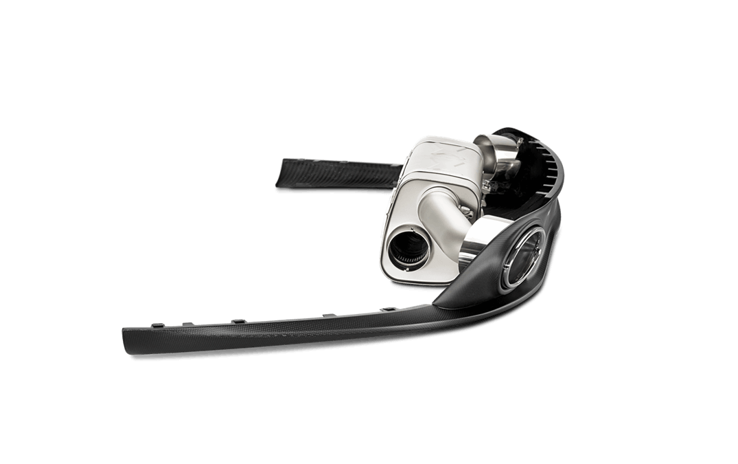 Akrapovic 14-15 Porsche 911 Turbo/Turbo S (991) Slip-On Line (Titanium) w/ Carbon Titanium Tips