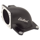 Edelbrock High Flow Intake Elbow 95mm Throttle Body to Square-Bore Flange Black Finish-1