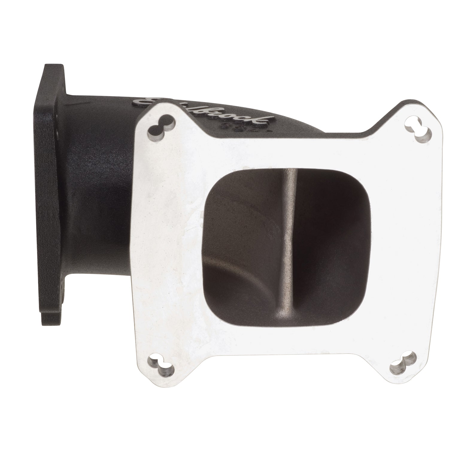 Edelbrock High Flow Intake Elbow 95mm Throttle Body to Square-Bore Flange Black Finish - 0