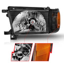 ANZO 1999-2002 Toyota 4Runner Crystal Headlights Black-3