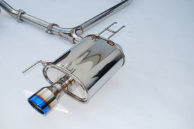 Invidia 04-08 Acura TSX Q300 Rolled Titanium Tip Cat-Back Exhaust - 0