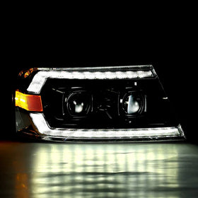 AlphaRex 04-08 Ford F150 Chrome LUXX Series Projector headlights - 0