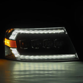 AlphaRex 04-08 Ford F-150 (No 2004 Heritage) NOVA-Series LED Proj HL Alpha-Blk w/Actv Lgt / Seq. Sig - 0