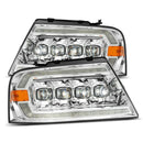 AlphaRex 04-08 Ford F150 / 06-08 Lincoln Mark LT NOVA LED Proj Headlights Chrome w/Activ Light/Seq-1