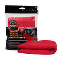 Waffle Weave Glass and Window Microfiber Towel, Red 24" x 16" Case of 48-1