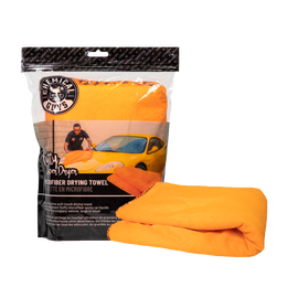 Fatty Super Dryer Microfiber Drying Towel, Orange 25" x 34"