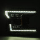 AlphaRex 18-20 Ford F-150 NOVA LED Proj Headlight Plank Style Alpha Blk w/Activ Light/Seq Signal/DRL-4