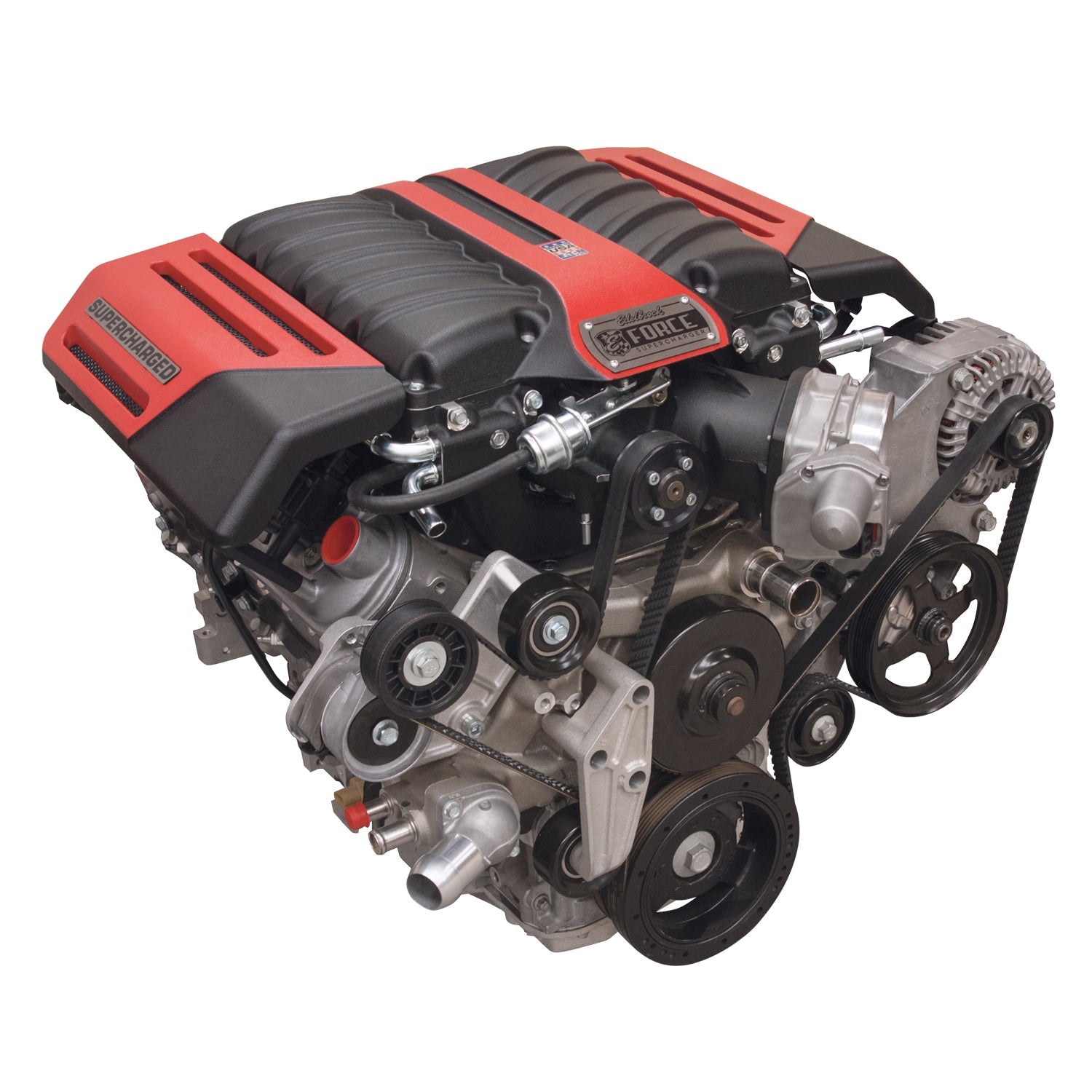 Edelbrock Lid And Coil Cover Kit E-Force Supercharger 1597 and 1598 2010-2013 Chevrolet Camaro - 0