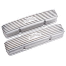 Edelbrock Valve Cover Classic Series Chevrolet 1959-1986 262-400 CI V8 w/ o Breather Holes Satin-1