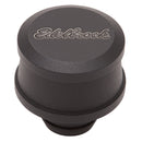 Edelbrock Billet Aluminum Breather w/ Black Powder Coat Finish-1