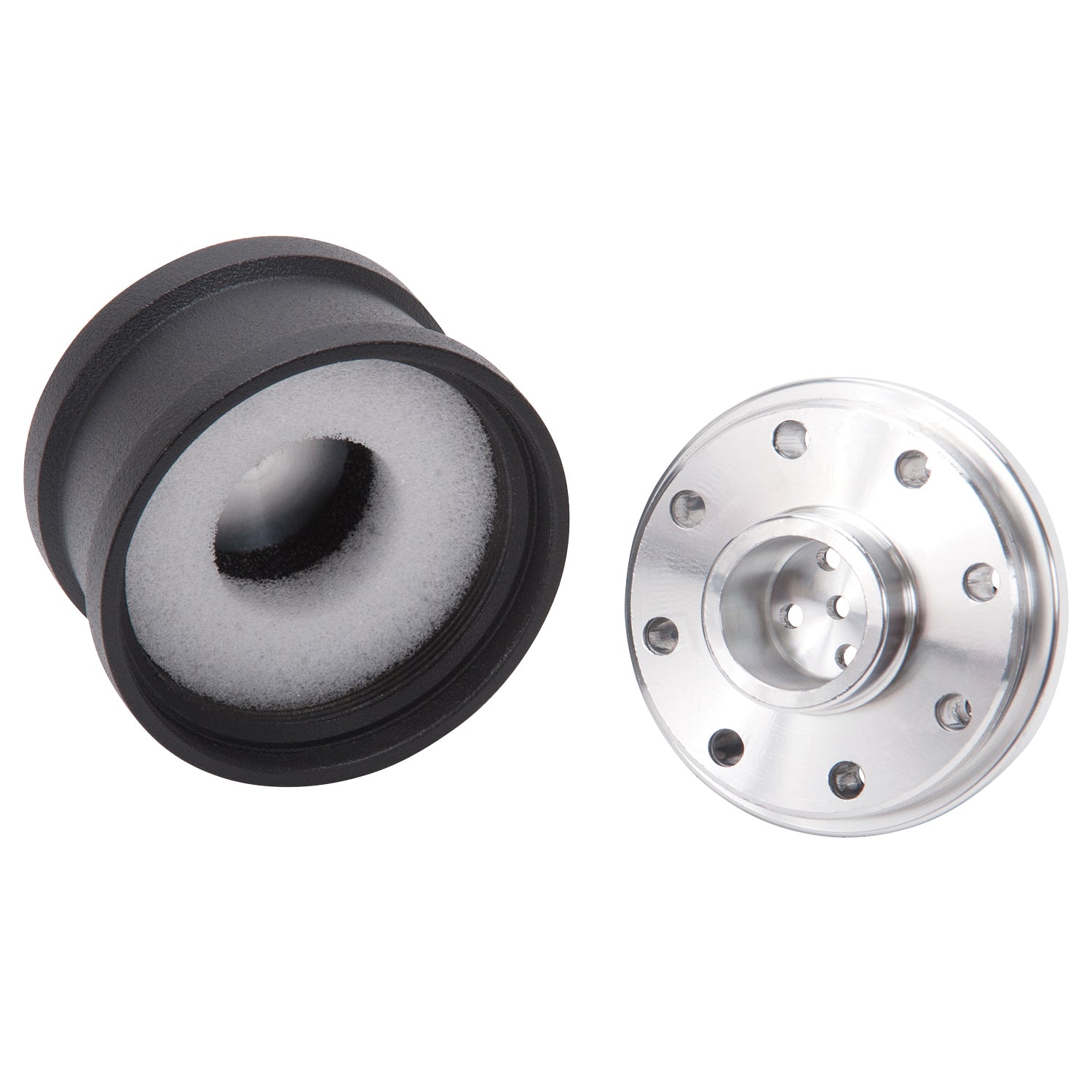 Edelbrock Billet Aluminum Breather w/ Black Powder Coat Finish - 0