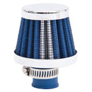 Edelbrock Valve Cover Breathers 9mm Inlet Blue/Chrome-1