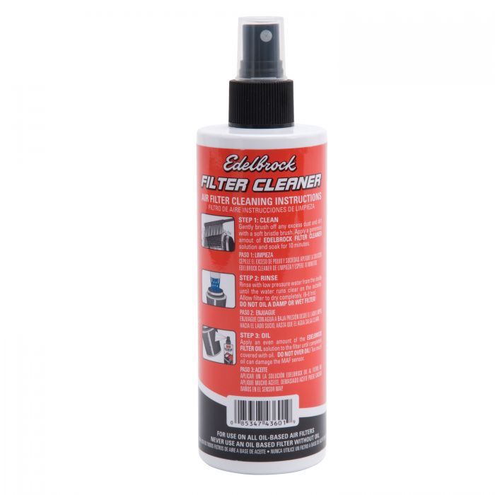 Edelbrock Pro-Charge Air Filter Cleaner #43601 10.14 oz Spray Bottles (Qty 12)